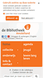 Mobile Screenshot of debibliotheekamstelland.nl